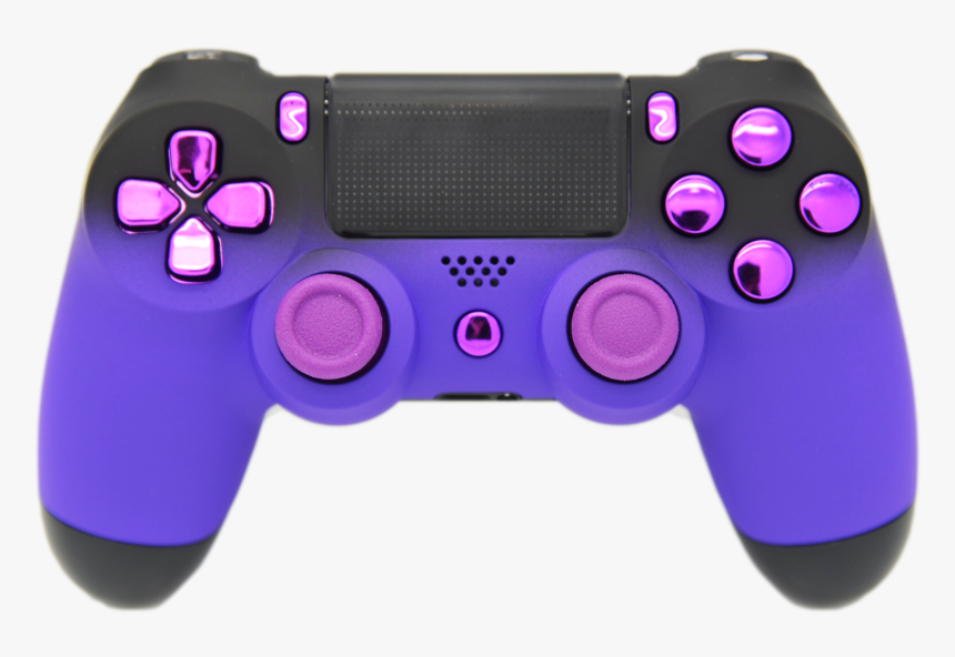 Purple & Black Fade Soft Touch Ps4 Controller Purple And Blue, HD Png
