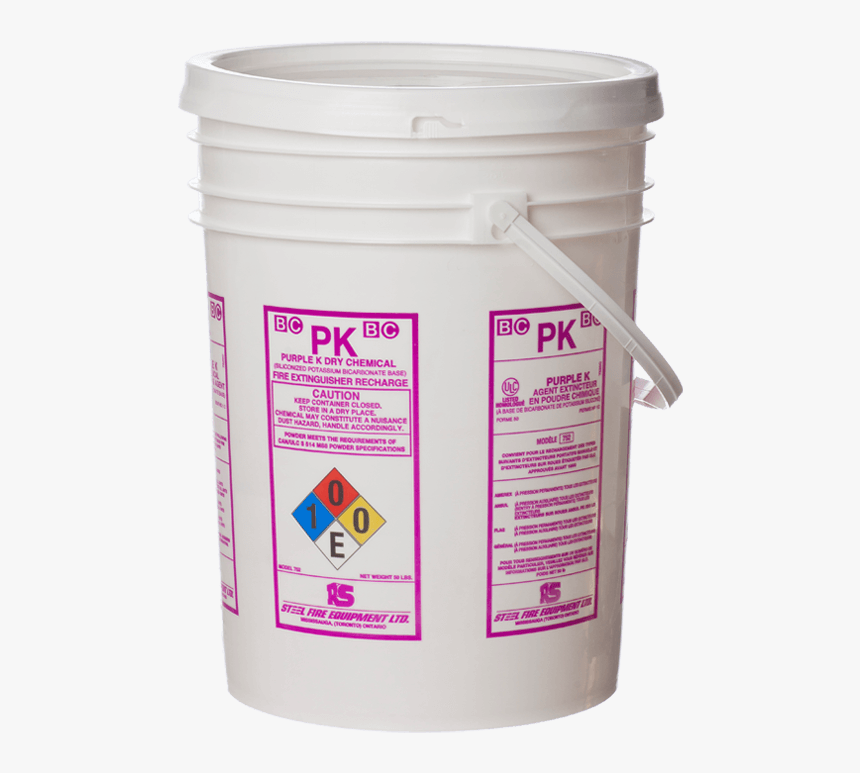 Ulc Classified Purple-k Dry Chemical, 50 Lb Pail - Plastic, HD Png Download