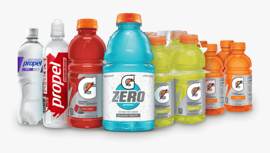 Several Bottles Of Beverages - Gatorade Promotion, HD Png Download