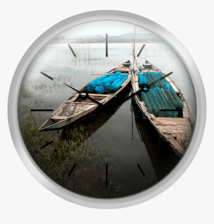 Fishing Net Upon Small Boats Chilika Lake Orissa - Dhow, HD Png Download