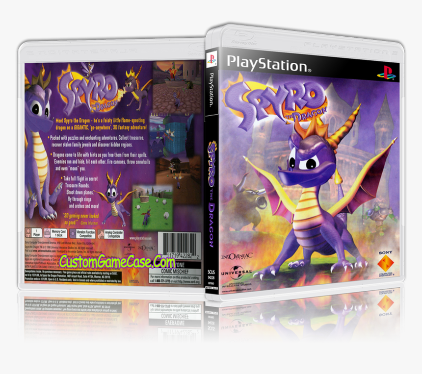 Spyro The Dragon - Spyro The Dragon Game, HD Png Download