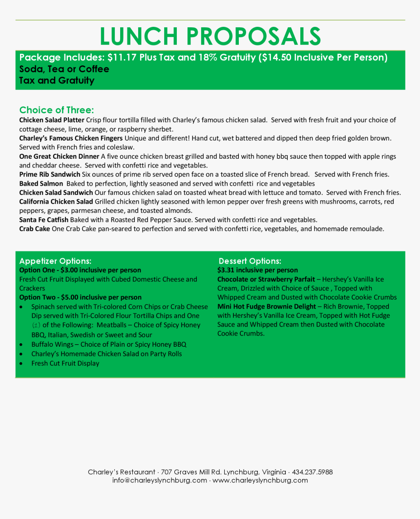 Caterer Lunch Proposals, HD Png Download