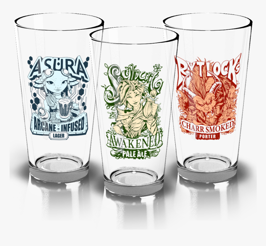 Beholder Pint Glass, HD Png Download