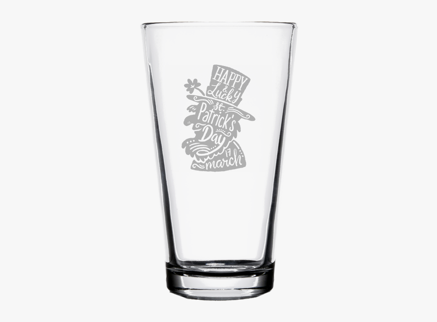 Leprechaun Pint Glass 
title Leprechaun Pint Glass - Pint Glass, HD Png Download