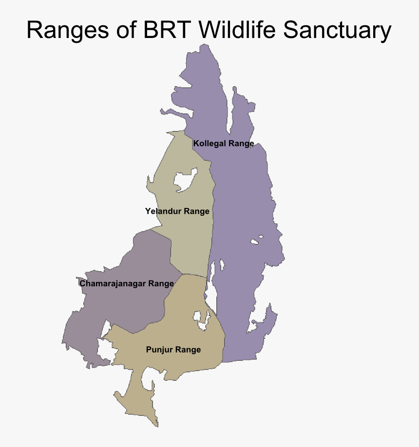 Br Hills Ranges - Br Hills Wildlife Sanctuary, HD Png Download