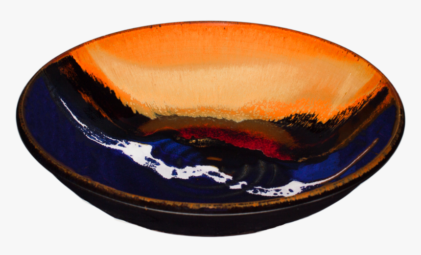 12-inch Handmade Pottery Bowl In Toasted Orange, Red, - Ceramic, HD Png Download