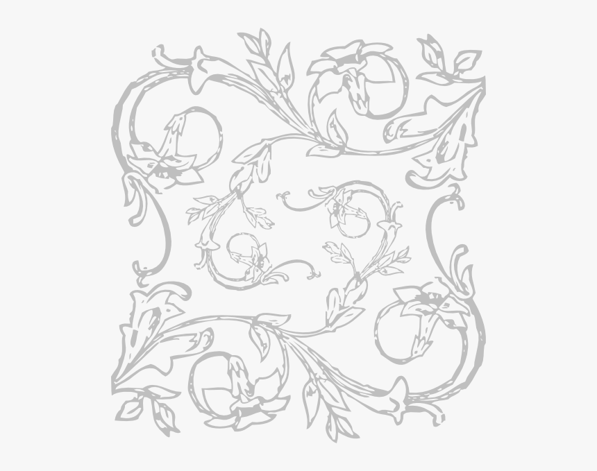 Vintage Black And White Border Clipart, HD Png Download