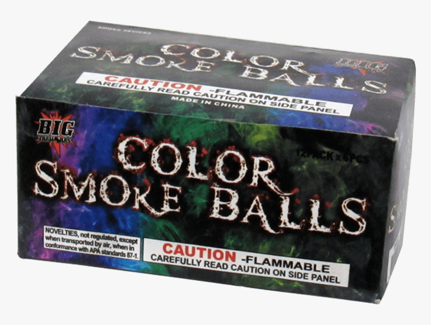 Color Smoke Balls Sleeve - Box, HD Png Download