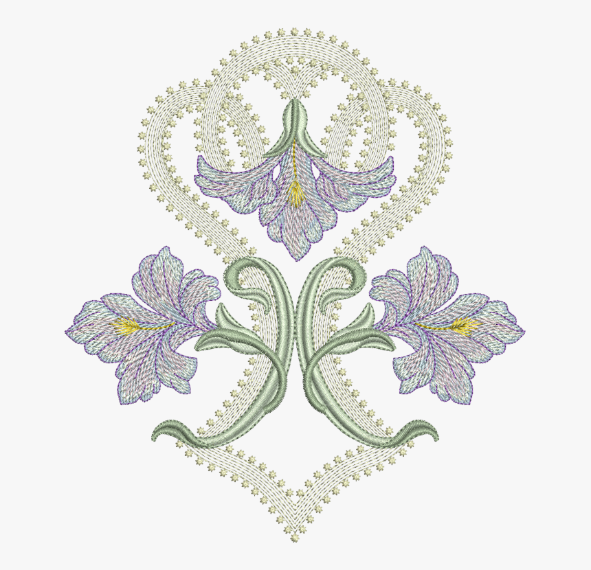 - Art Nouveau Embroidery , Png Download - Dinnerware Set, Transparent Png