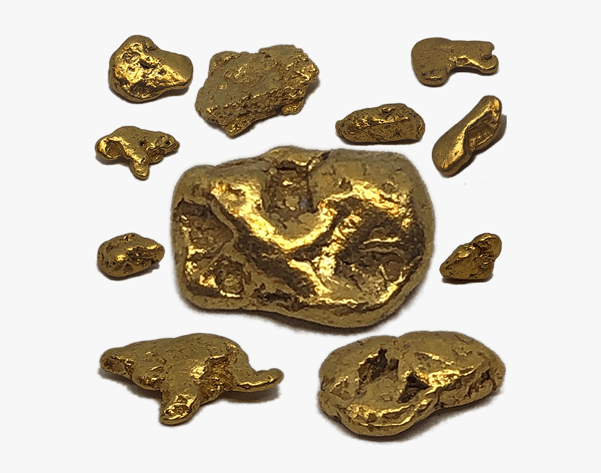 Natural Miners Gold Nuggets & Flakes Jewelery Quality - Bronze, HD Png Download