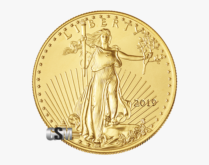 2019 Gold American Eagle, HD Png Download