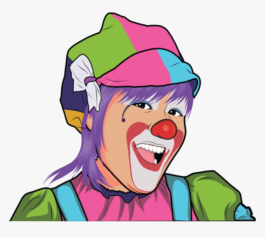 Performing Arts,art,headgear - Cartoon Clown Vector, HD Png Download