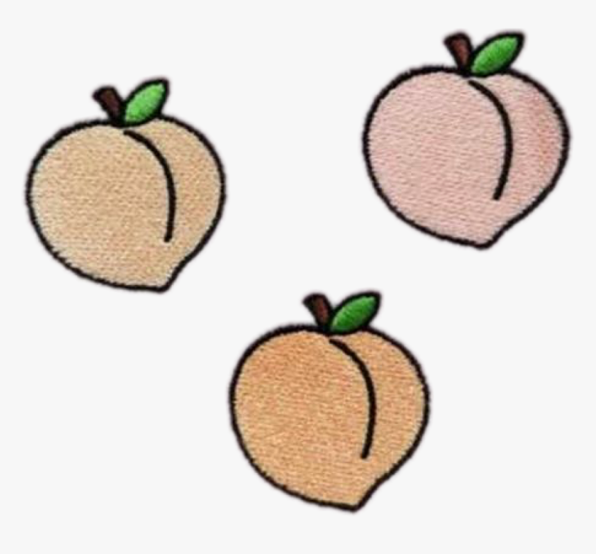 Peach Peachy Peaches Fruit Tumblr Patch Grunge Freetoed - Peach Png, Transparent Png