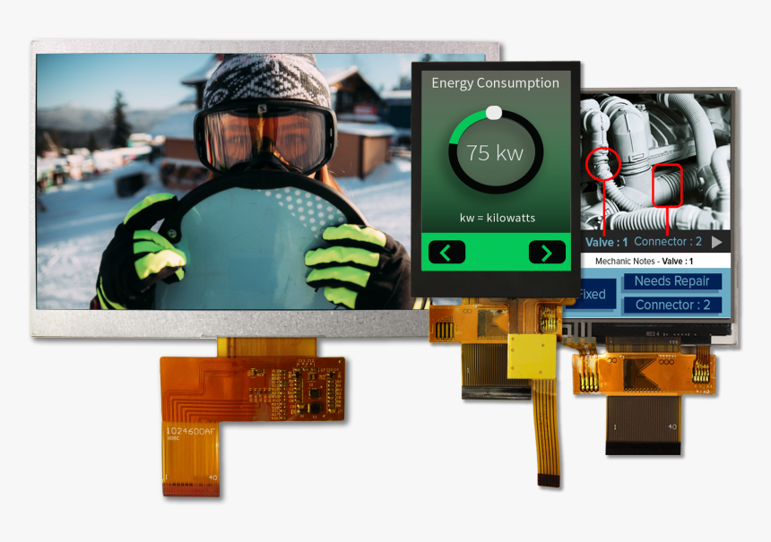 Hdmi Tft Modules - Biathlon, HD Png Download