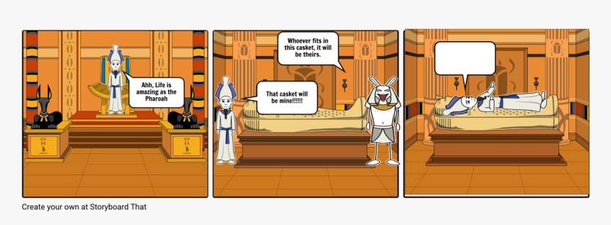Day In Life Of A Pharaoh Storyboard, HD Png Download