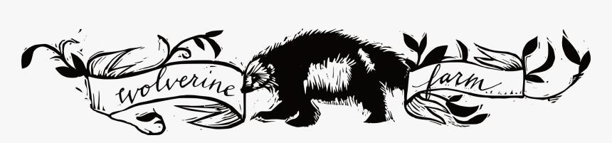Wolverine Silhouette Animal, HD Png Download