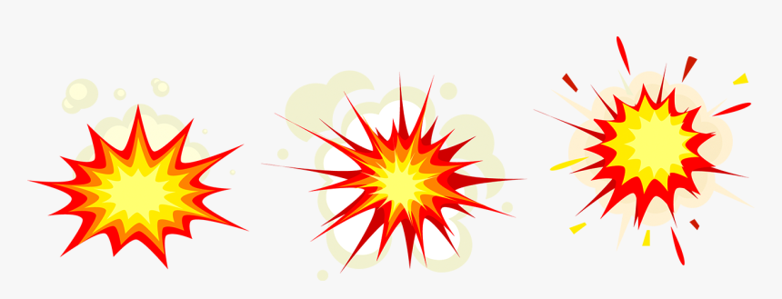 Clipart Cloud Explosion - Bang Fire, HD Png Download