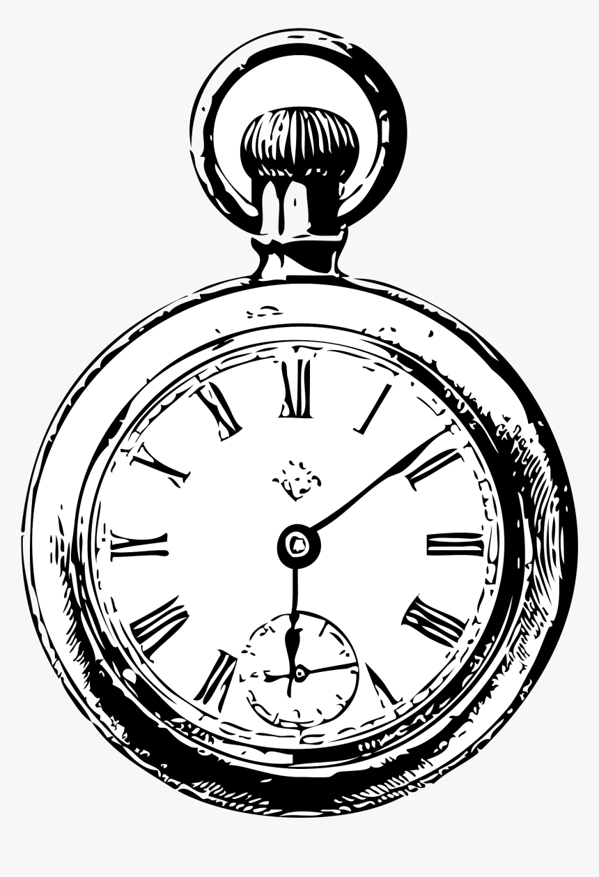 Pocket Watch Big Image - Pocket Watch Clipart, HD Png Download