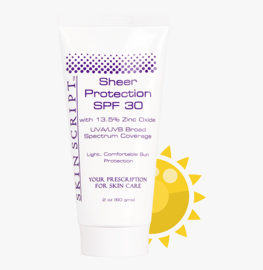 Skin Script Sheer Protection Sunscreen Spf30 - Cosmetics, HD Png Download
