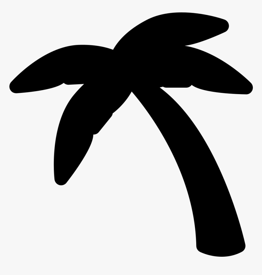 Coconut Tree Standing - Coqueiro Silhueta Png, Transparent Png