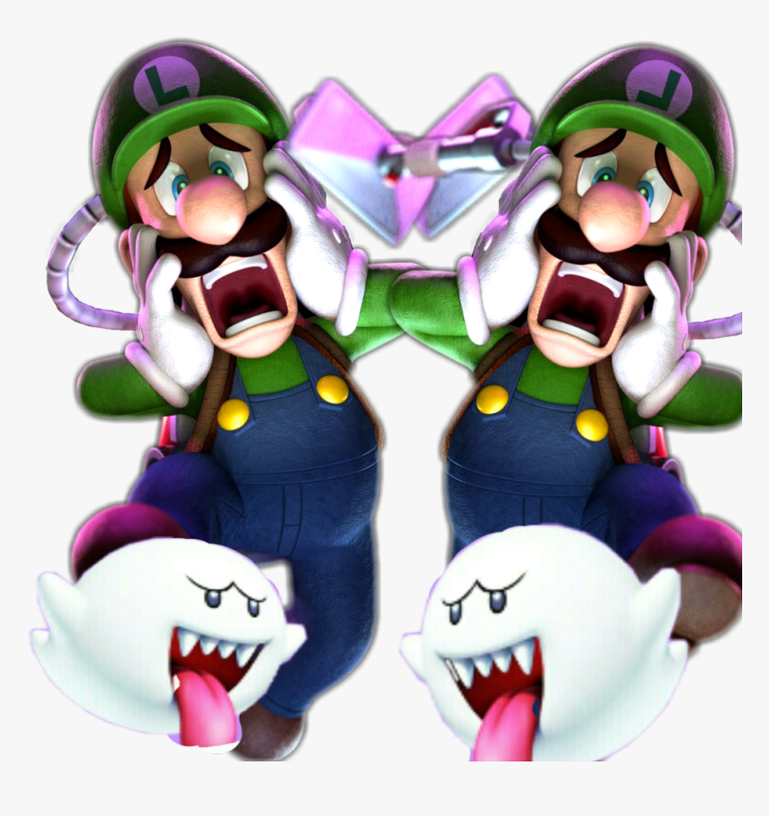Luigi Scared , Png Download - Luigi's Mansion Dark Moon Luigi, Transparent Png