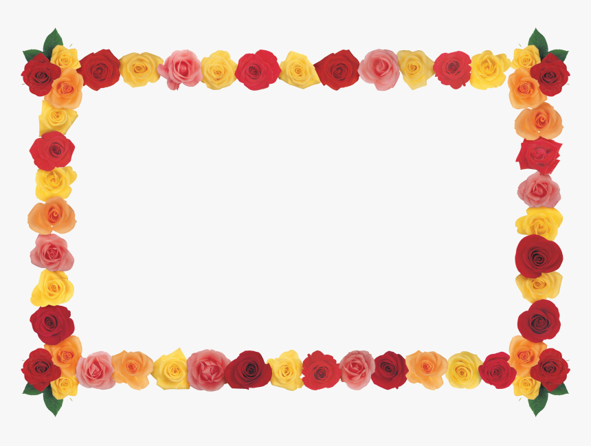 Floral Frame Png - Picture Frame, Transparent Png