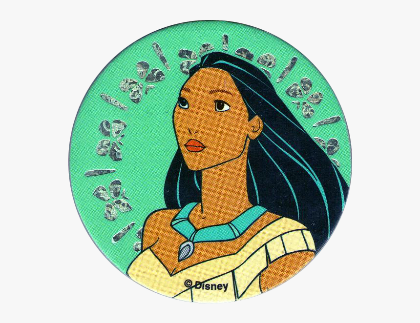 Disney Princess Pochantos Logo In Circle, HD Png Download