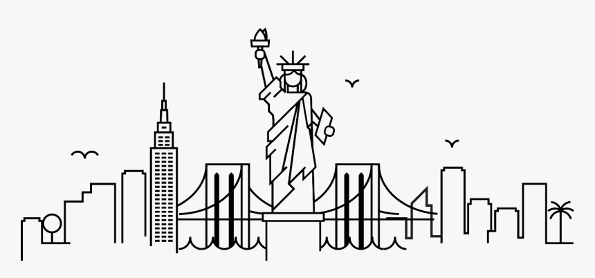 New York Printing Company - New York Illustration, HD Png Download