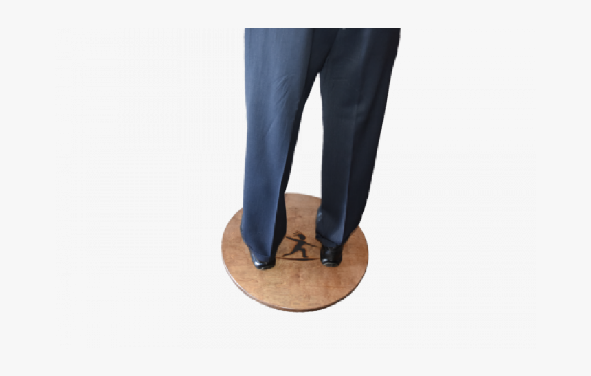 Man Standing On Kore Trainer , Png Download - Suede, Transparent Png