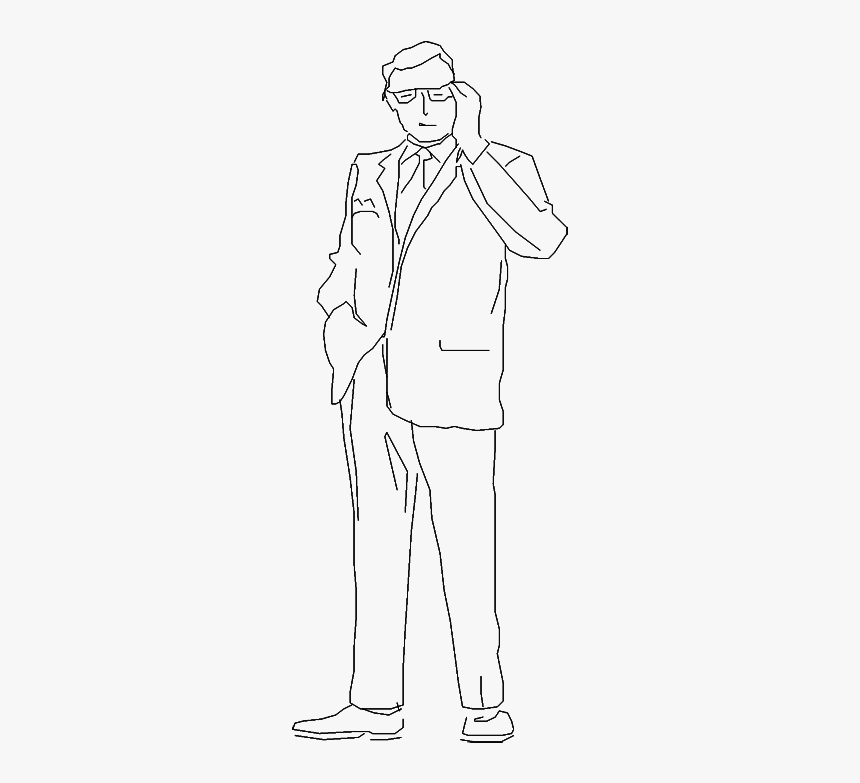 Man Standing 033d View 
 Class Mw 100 Mh 100 Pol Align - Standing, HD Png Download