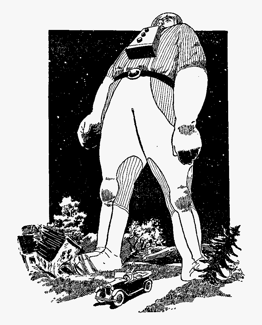 Amazing Stories V01n01 P062 The Man From The Atom - Man From The Atom, HD Png Download