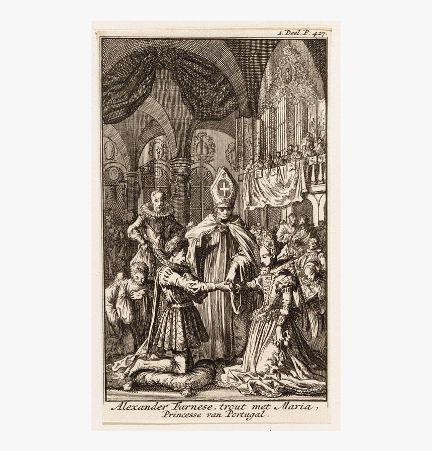 Alexander Farnese Trout Met Maria Princesse Van Portugal - Painting, HD Png Download