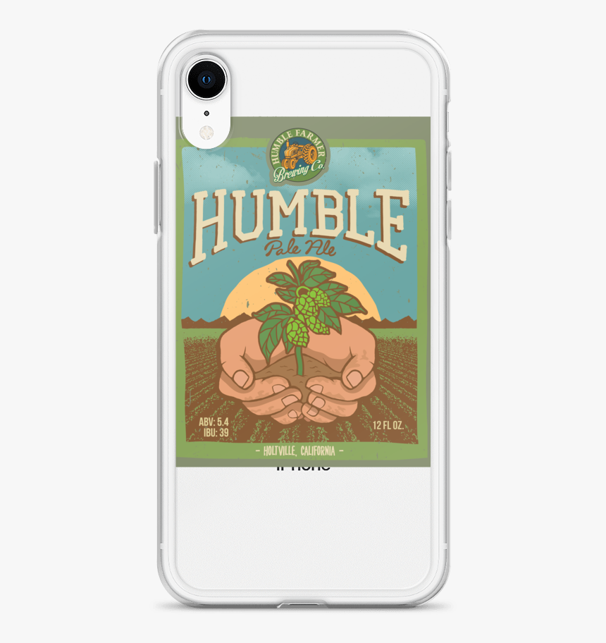 Humble Pale Ale Mockup Case On Phone White Iphone Xr - Smartphone, HD Png Download