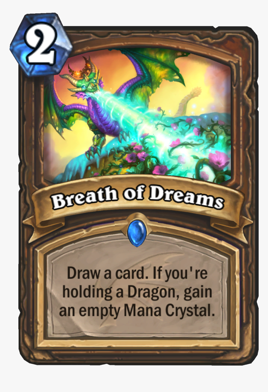 Breath Of Dreams Enus - Hearthstone Descent Of Dragons Cards, HD Png Download