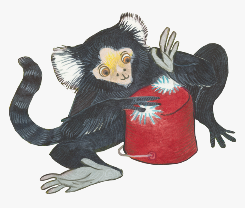 Monkey - Black Cat, HD Png Download