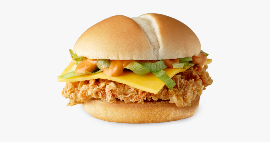 Kfc Png - Kfc Menu Crunch Burger, Transparent Png