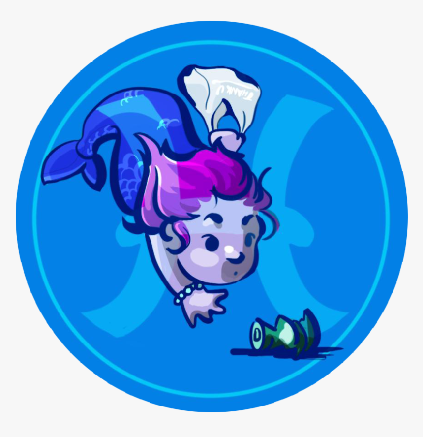 Pisces Dig - Cartoon, HD Png Download