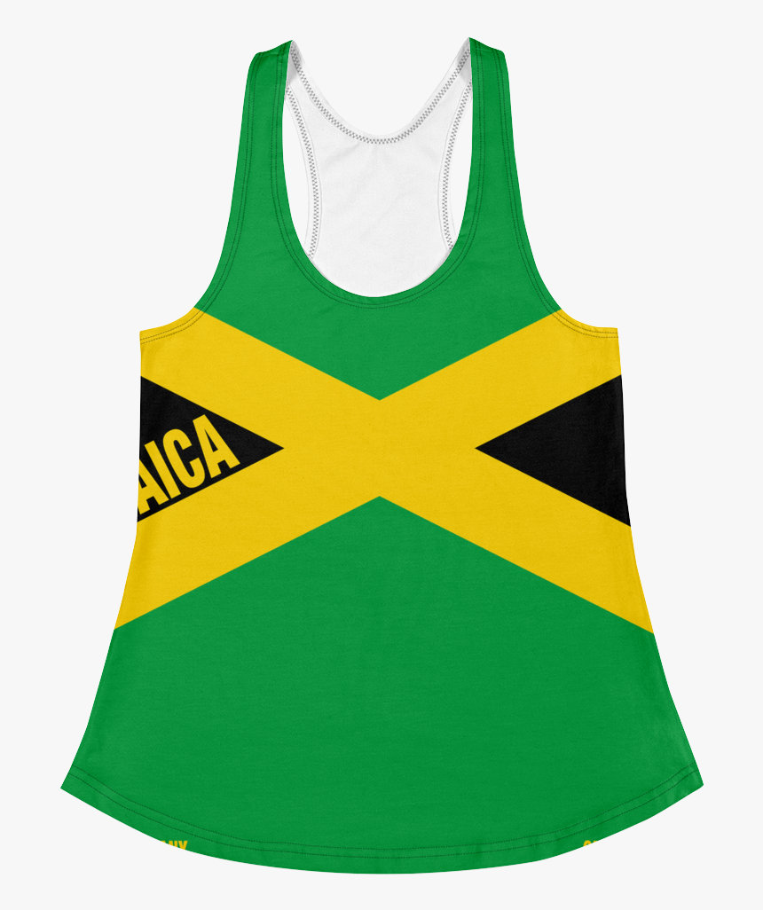Jamaica Ladies Racerback Tank - Vest, HD Png Download