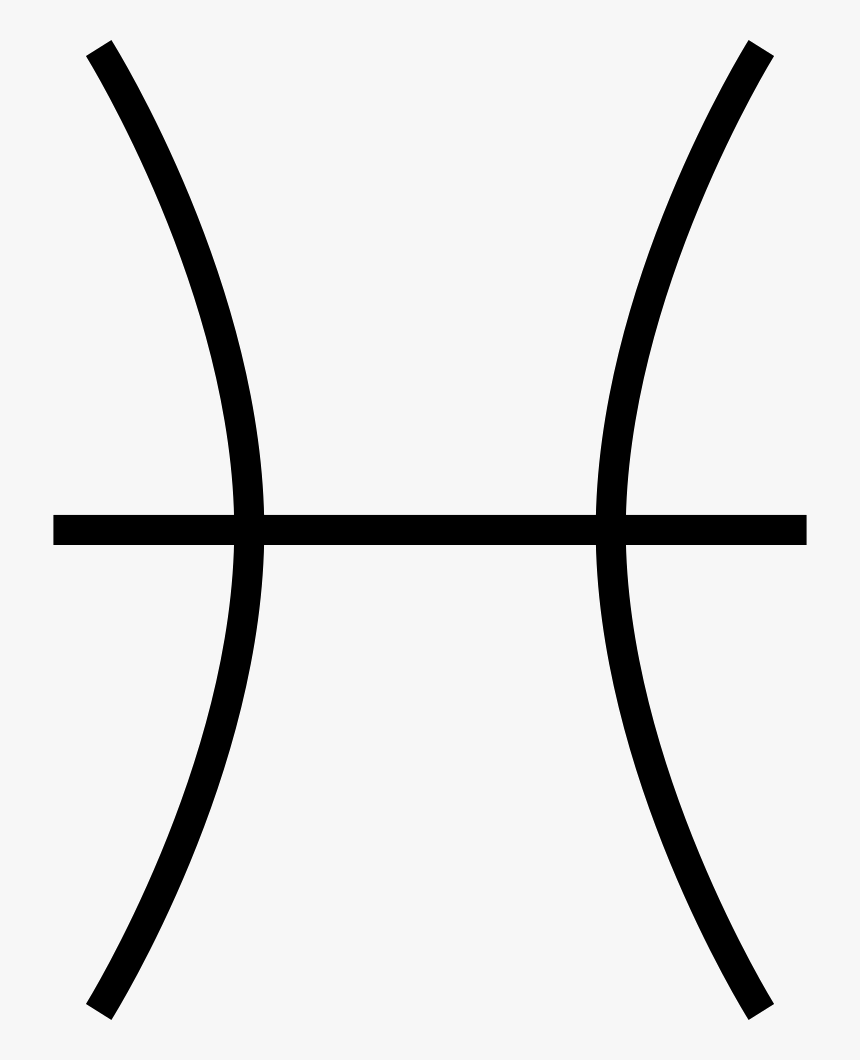 Computer Icons Pisces Symbol Zodiac Clip Art - Pisces Symbol Transparent, HD Png Download