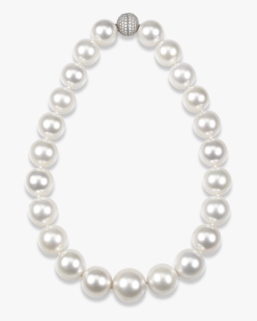 White South Sea Pearl Necklace, HD Png Download