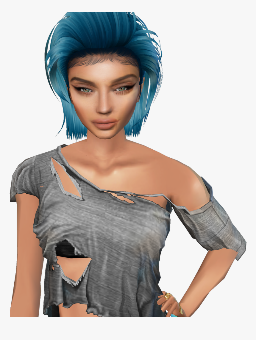 Kylie Jenner Imvu On Twitter Png Kylie Jenner Imvu - Girl, Transparent Png