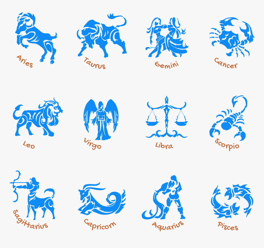 Zodiac Png Picture - Zodiac Signs Art Png, Transparent Png