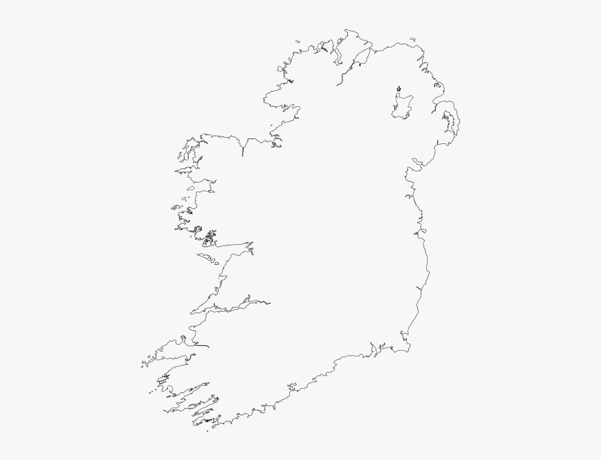 Irish Png Black And White - River Bann On Map, Transparent Png