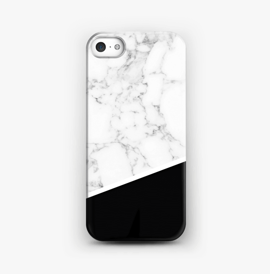 Black And White Case Iphone 5/5s - Funda De Marmol Blanca Y Negra, HD Png Download