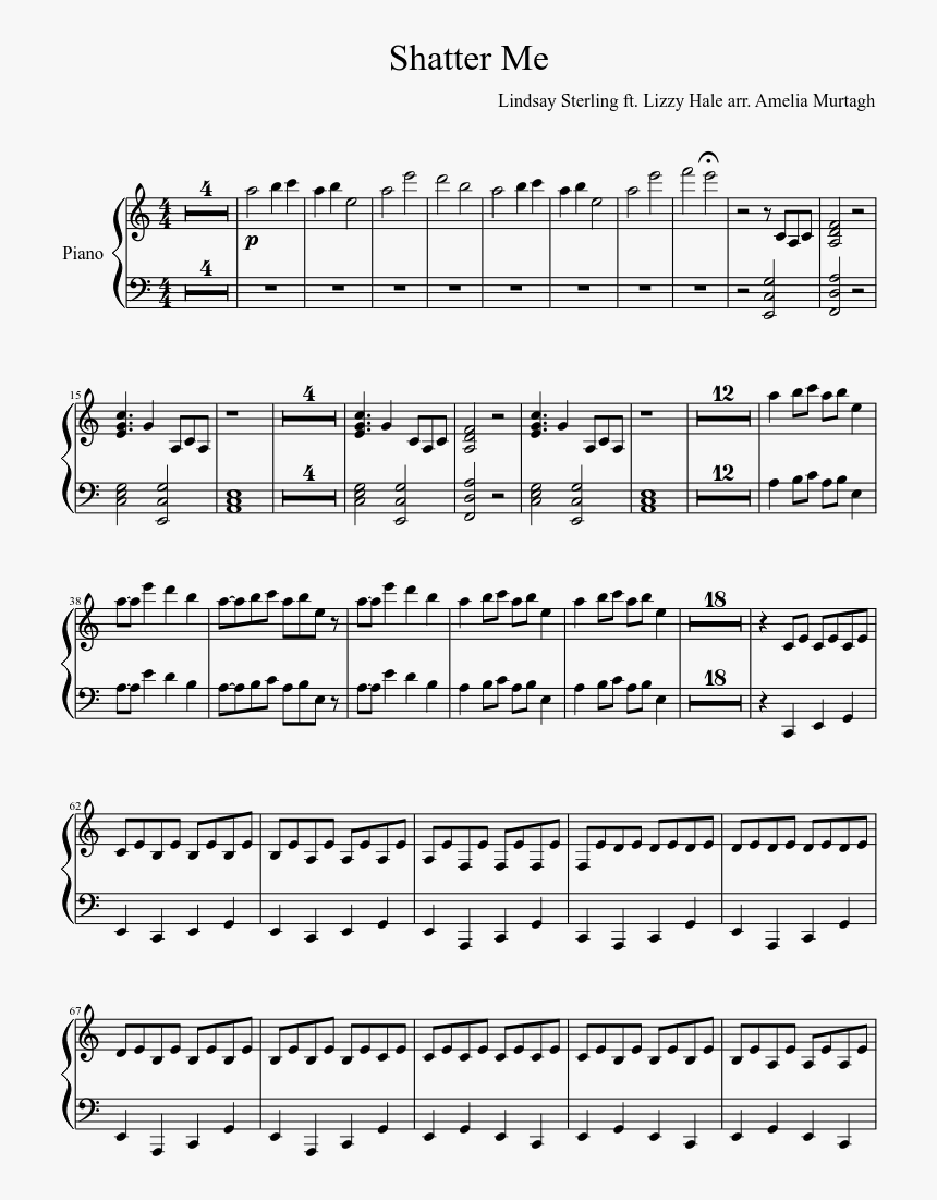 Attention Notes Piano, HD Png Download