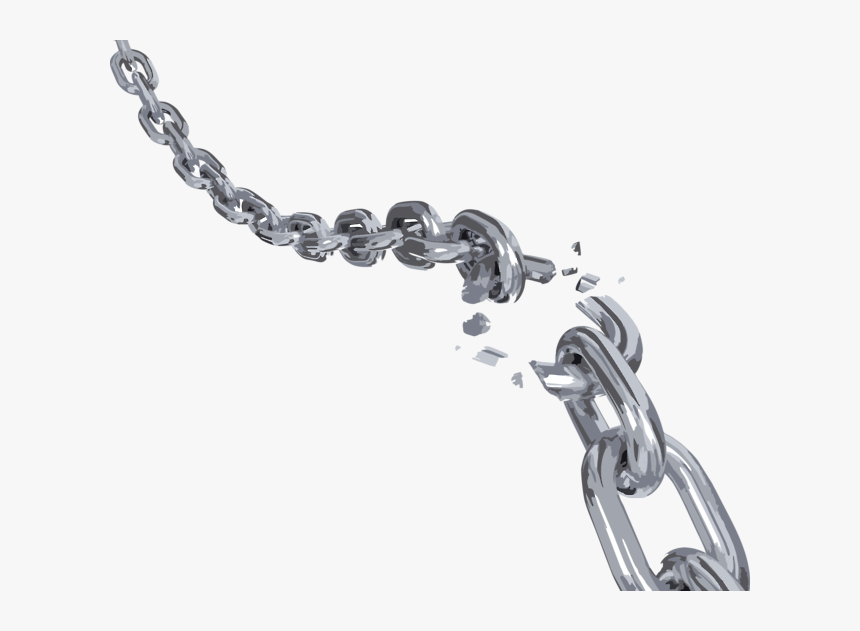 #chain #cute #gothic #chain #chains #love #heart #punk - Transparent Background Broken Chains Png, Png Download