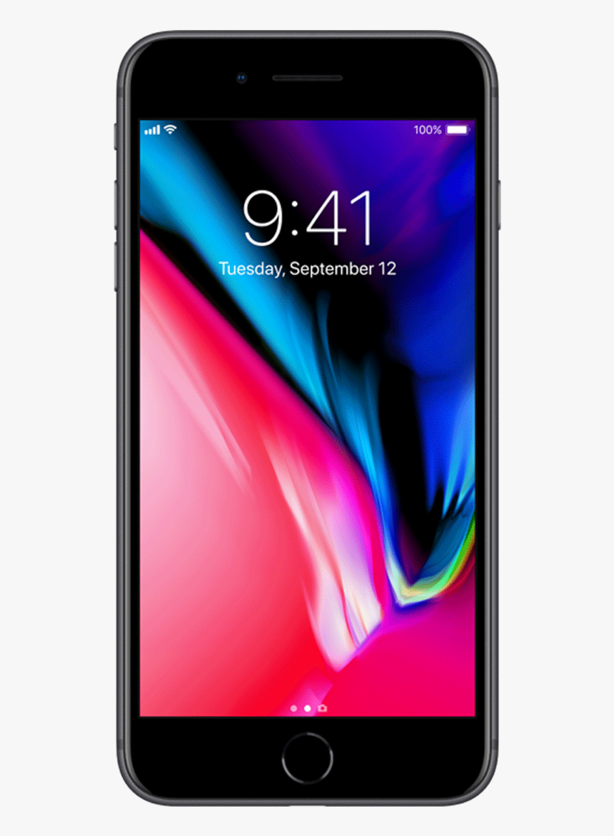 Iphone8 Plus Sasktel Boltmobile Space Grey Front, HD Png Download
