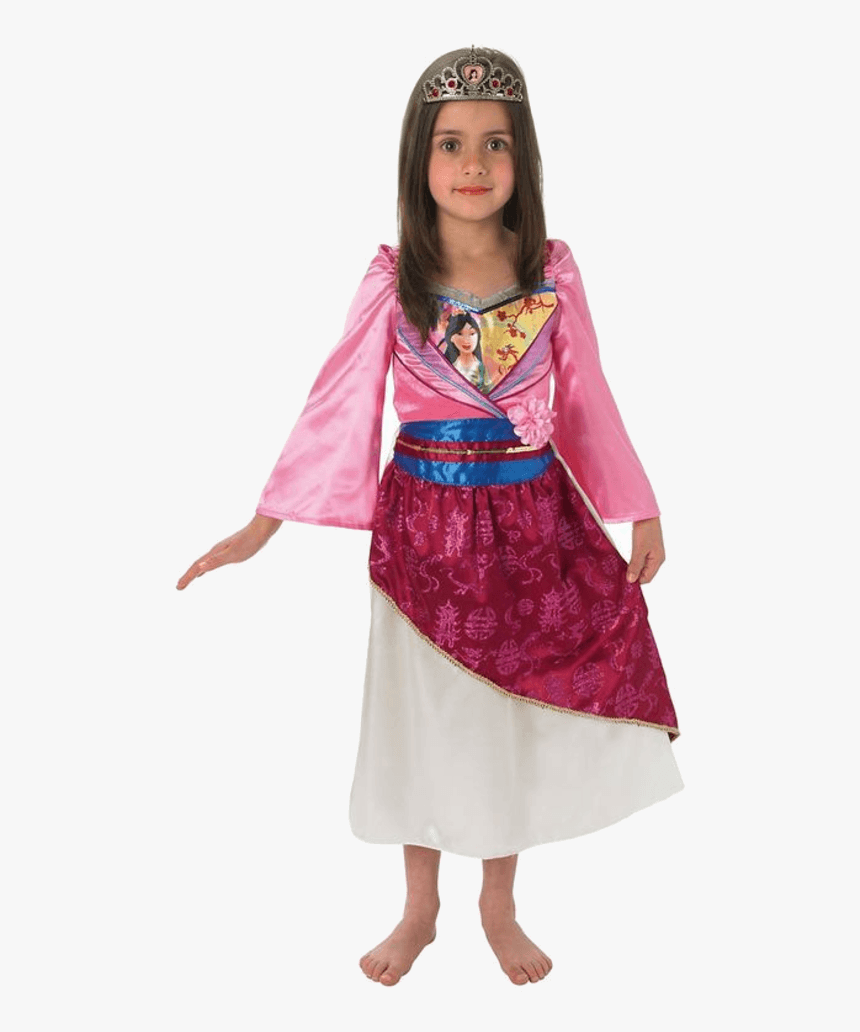 Child Disney Shimmer Mulan Costume - Mulan Costume Kids, HD Png Download