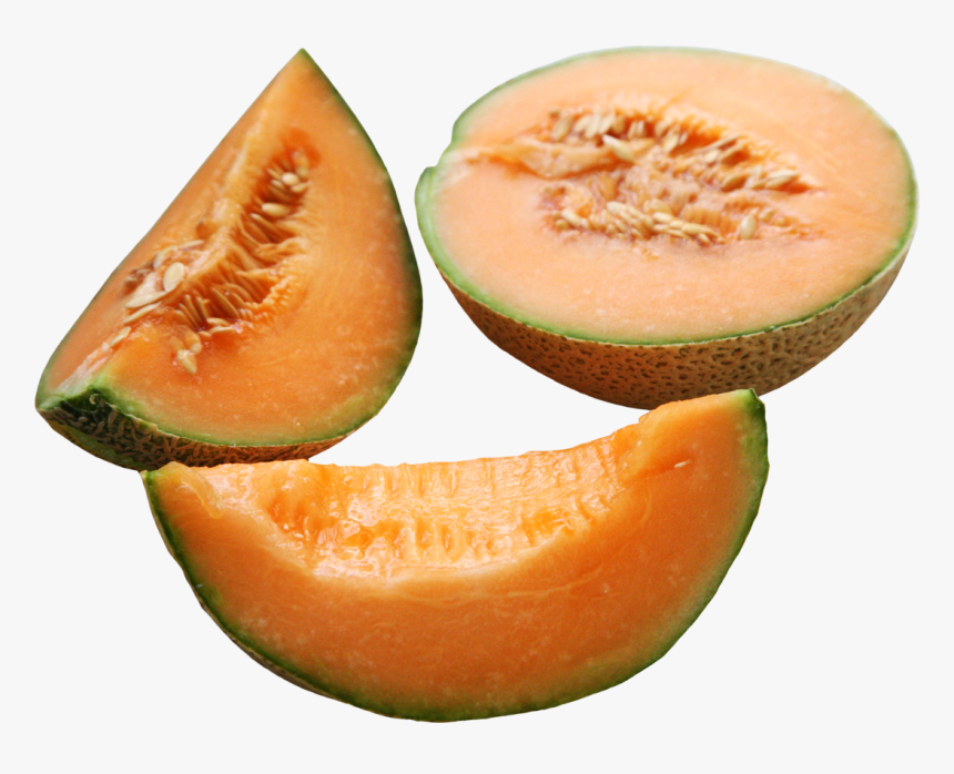 Cantaloupe Slices - Slice Of Cantaloupe Png, Transparent Png