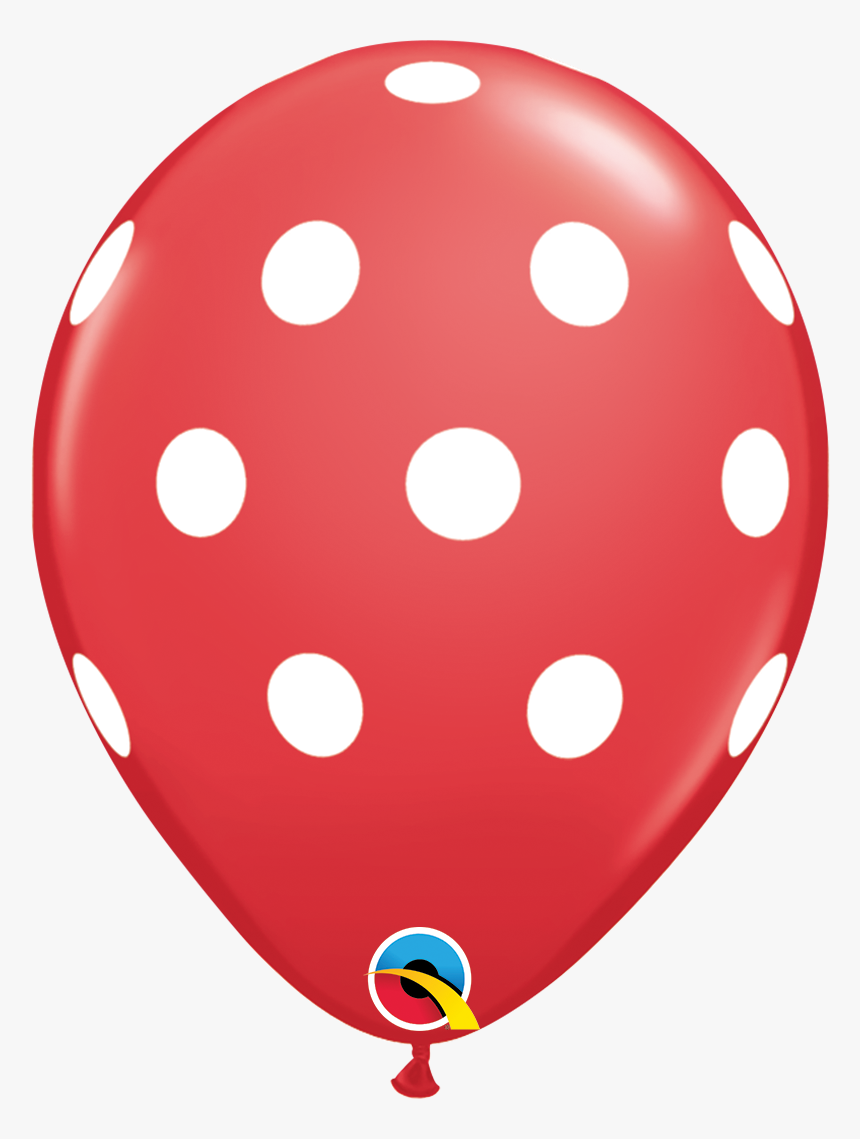 Red With White Polka Dots, HD Png Download